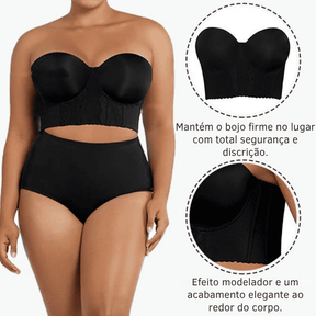 Sutiã Corset Modelador – Elegância e Sustentação [COMPRE 1 LEVE 2] + Alças Removíveis Grátis