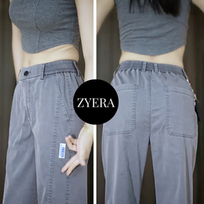 Calça Feminina Aurora em Malha de Seda Gelo e Poliéster - [Pague 2, Leve 3] + 2 Brindes!