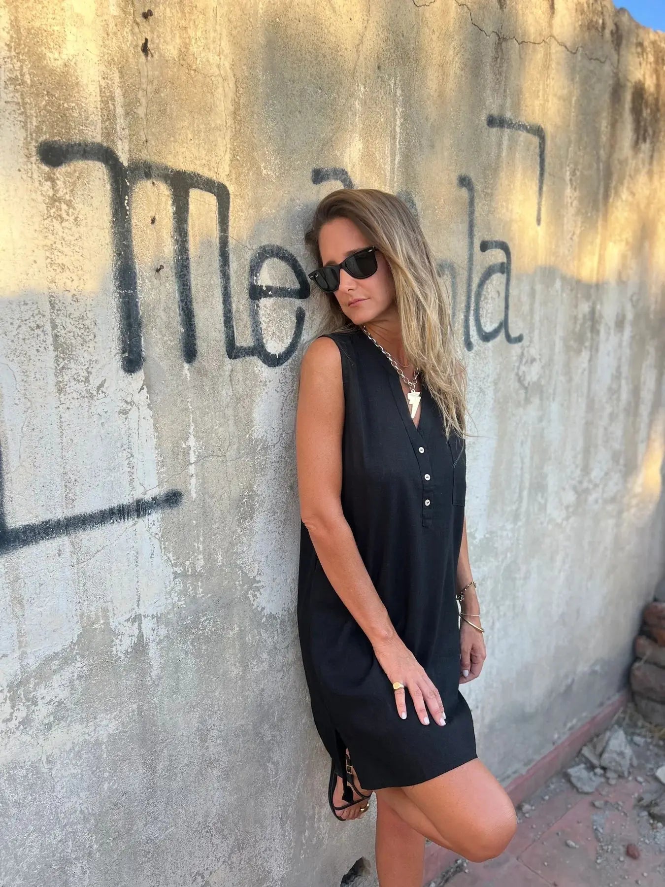 Vestido Charlotte – Sofisticação Europeia em Cada Detalhe - Linho Premium (Leve e Soltinho)