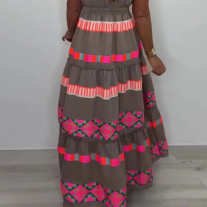 Vestido Luz - Plissado com Decote em V - CONFORTMAX