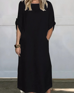 Vestido Casual Susan | Linho Puro - (Soltinho)